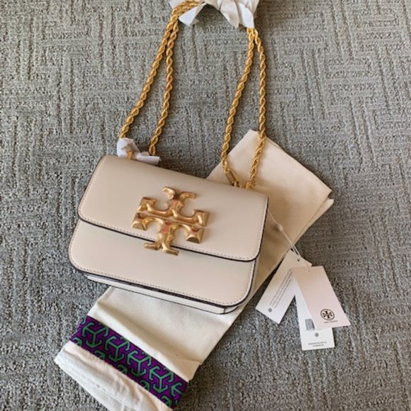 TORY BURCH Eleanor Small Bag In New Cream - Picture 2 of 8